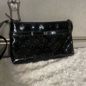 Black Polka Dot shoulder bag